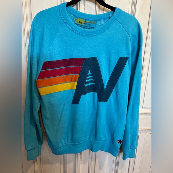 Aviator Nation STITCH RARE LOGO sweatshirt- size medium - Picture 2 of 6